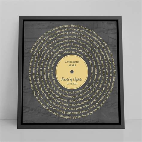 wedding song album gift